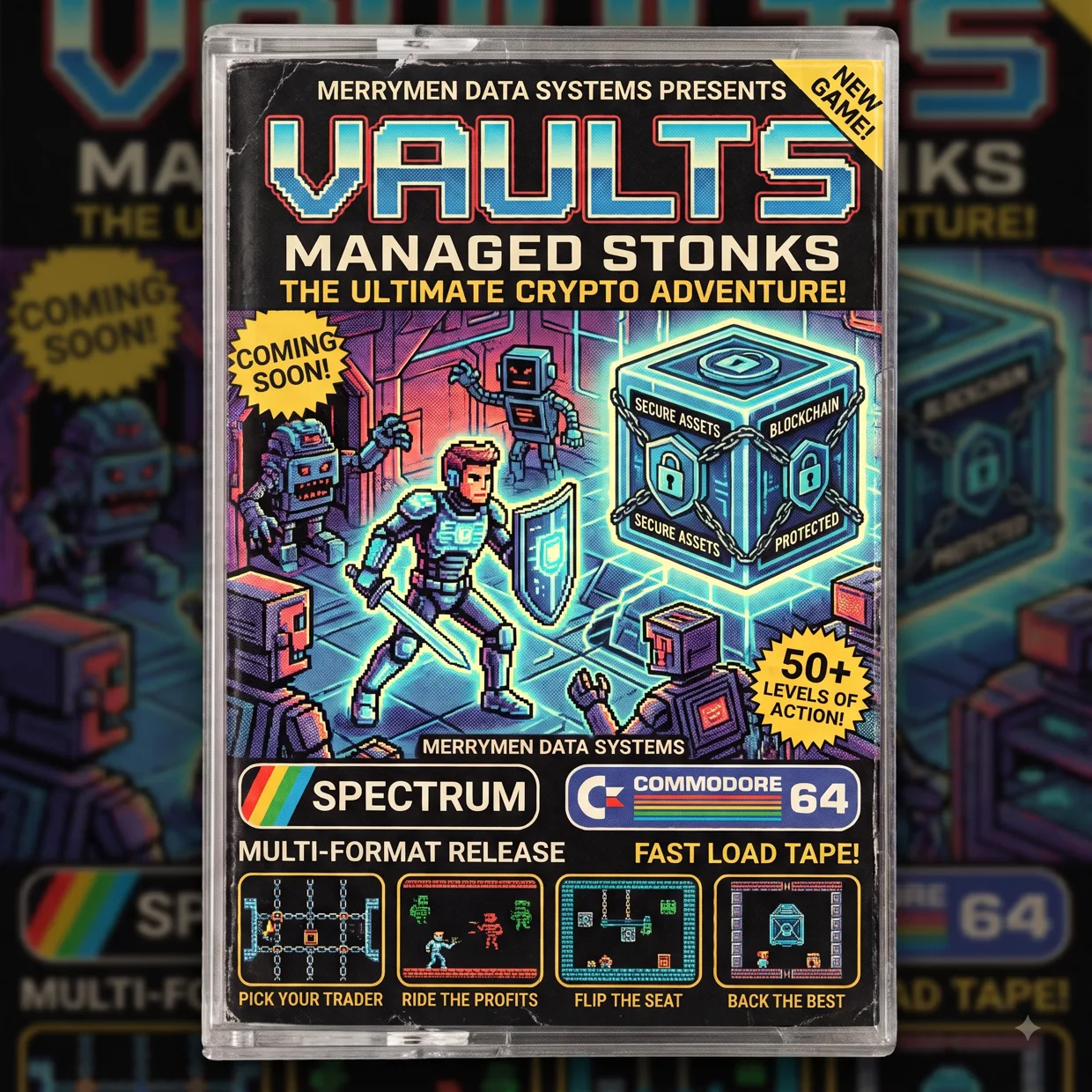 VAULTS cassette inlay artwork